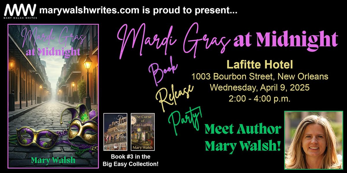 Book Release Party - Mardi Gras at Midnight