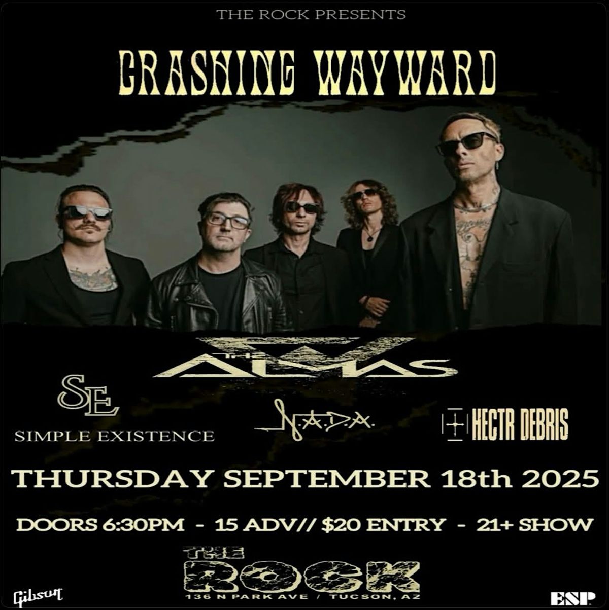 Crashing Wayward with The Almas at The ROCK