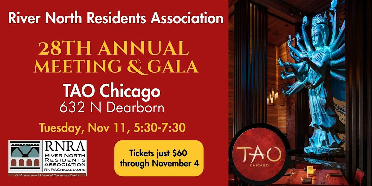 RNRA 28th Annual Meeting & Gala at Tao Chicago!