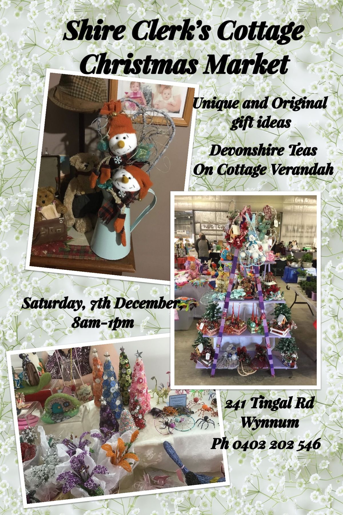 SHIRE CLERK\u2019S COTTAGE CHRISTMAS MARKET 