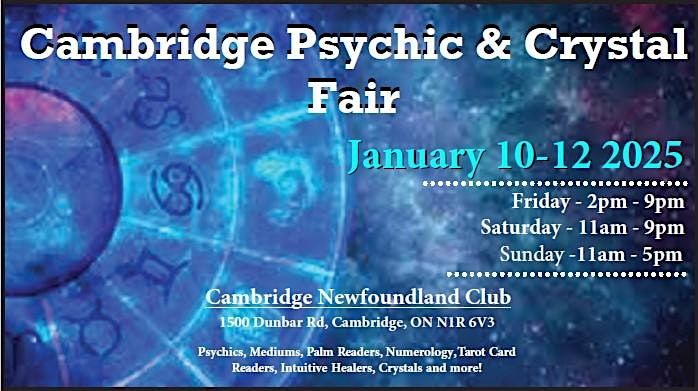 Cambridge Psychic & Crystal Fair