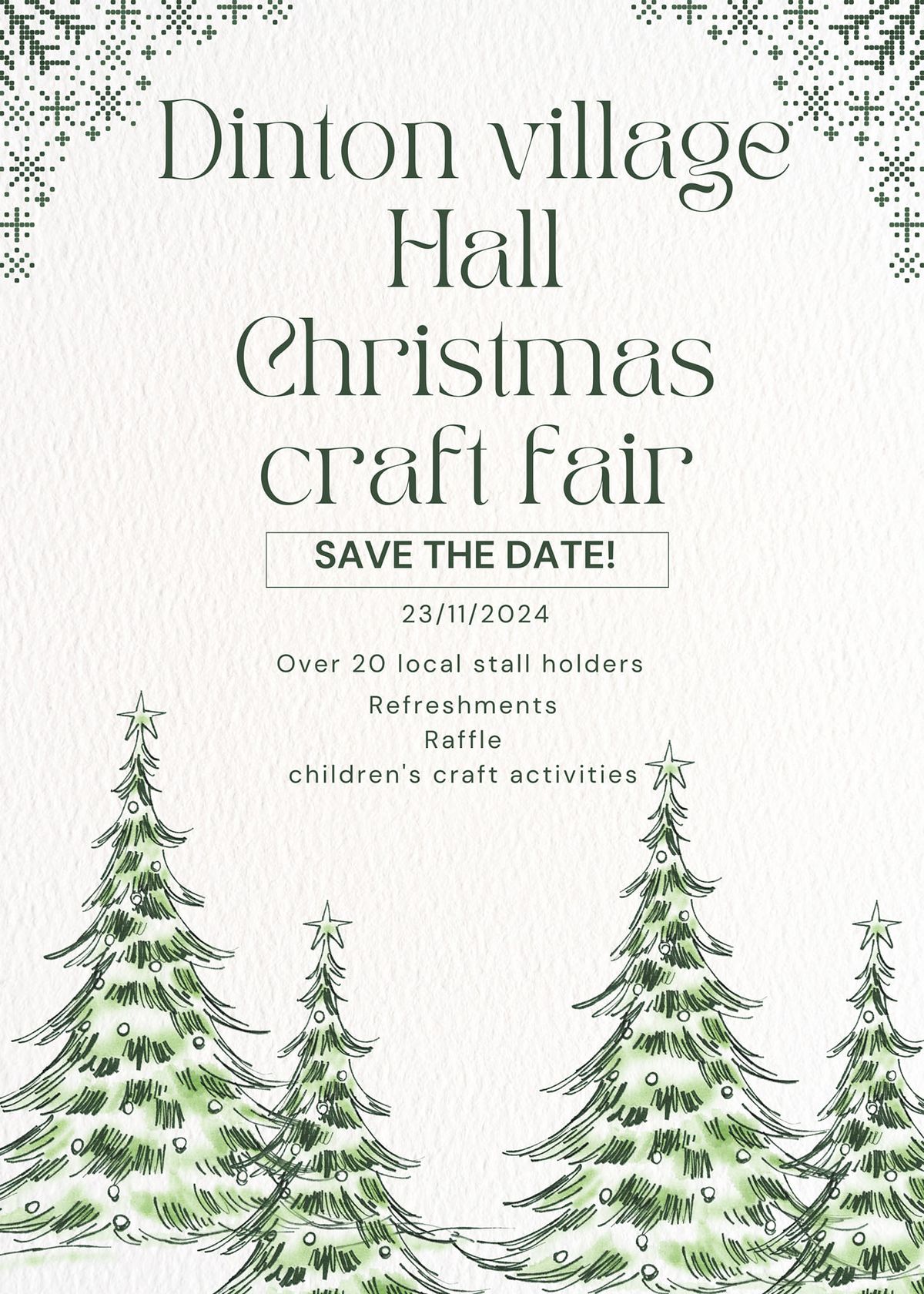 dinton village hall christmas fair 