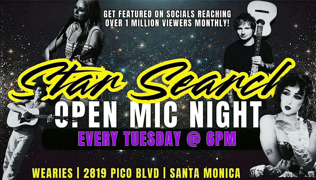 Star Search Open Mic Night | Free Entry | 21+