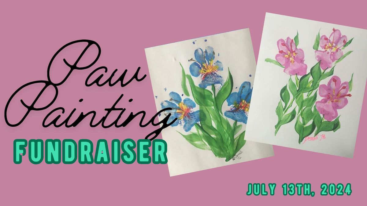 Paw Painting Fundraiser