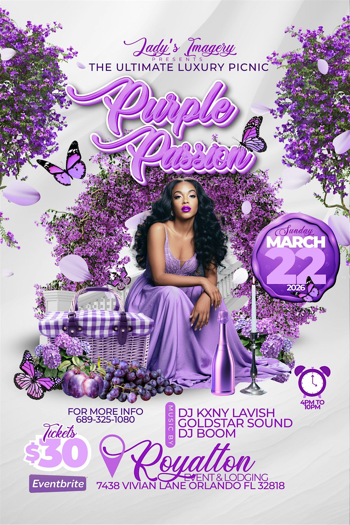 Purple Passion : Ultimate Luxury Picnic