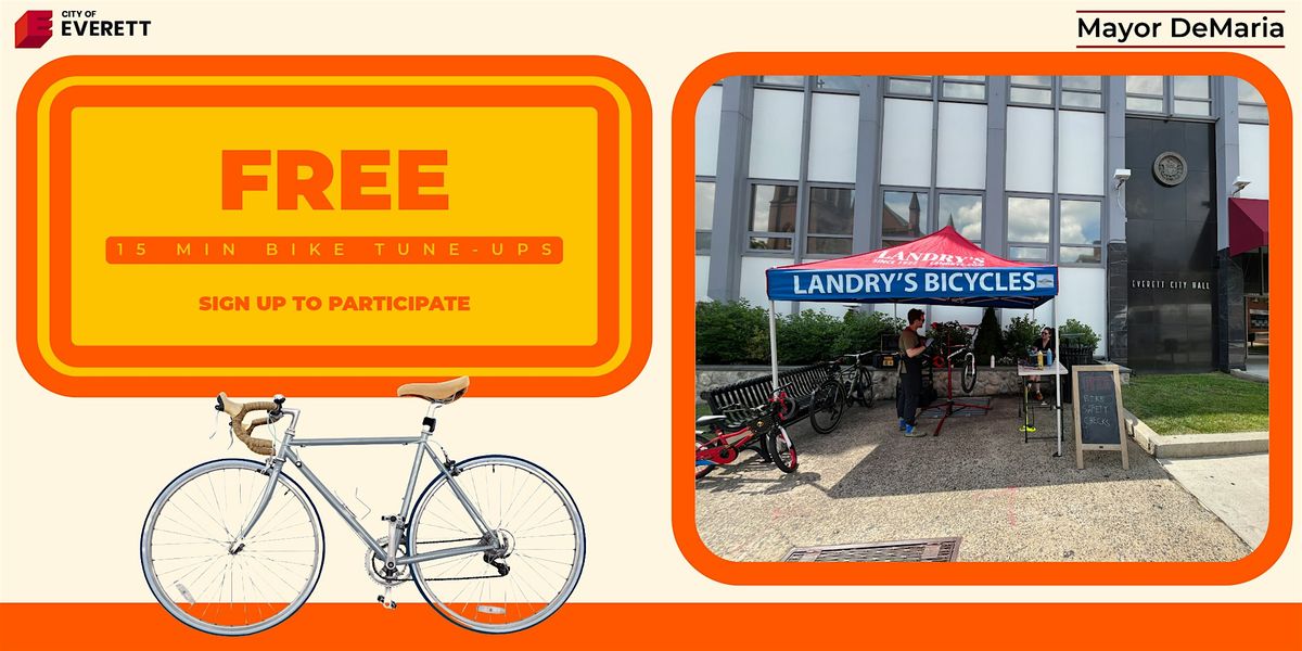 Free Bike Safety Checks at Everett City Hall