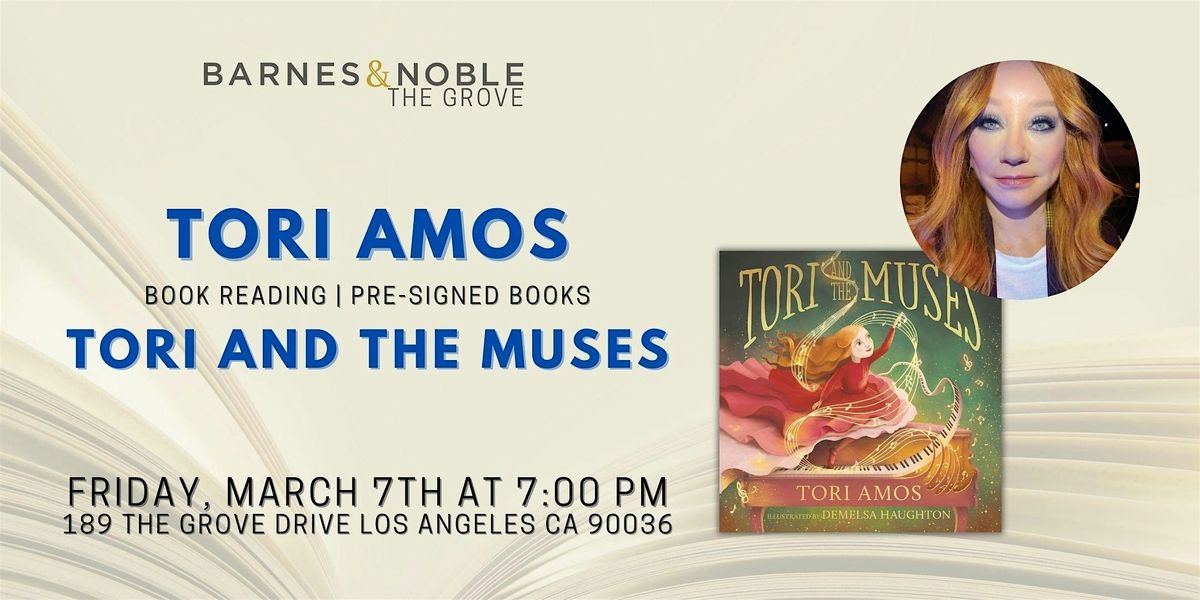 Tori Amos reads TORI AND THE MUSES at B&N The Grove