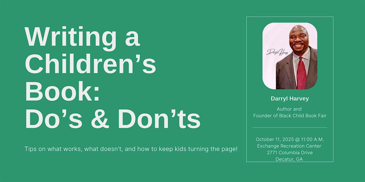 Writing a Children's Book: Do's & Don'ts