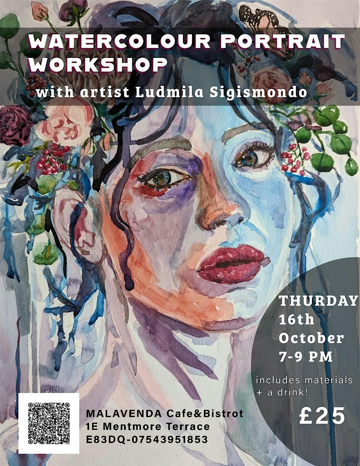 Watercolour Portrait Workshop