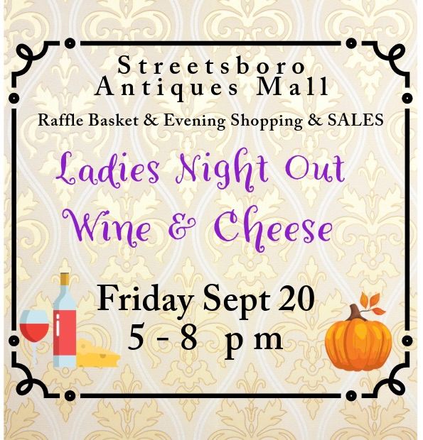 Wine and Cheese Evening Shopping Event