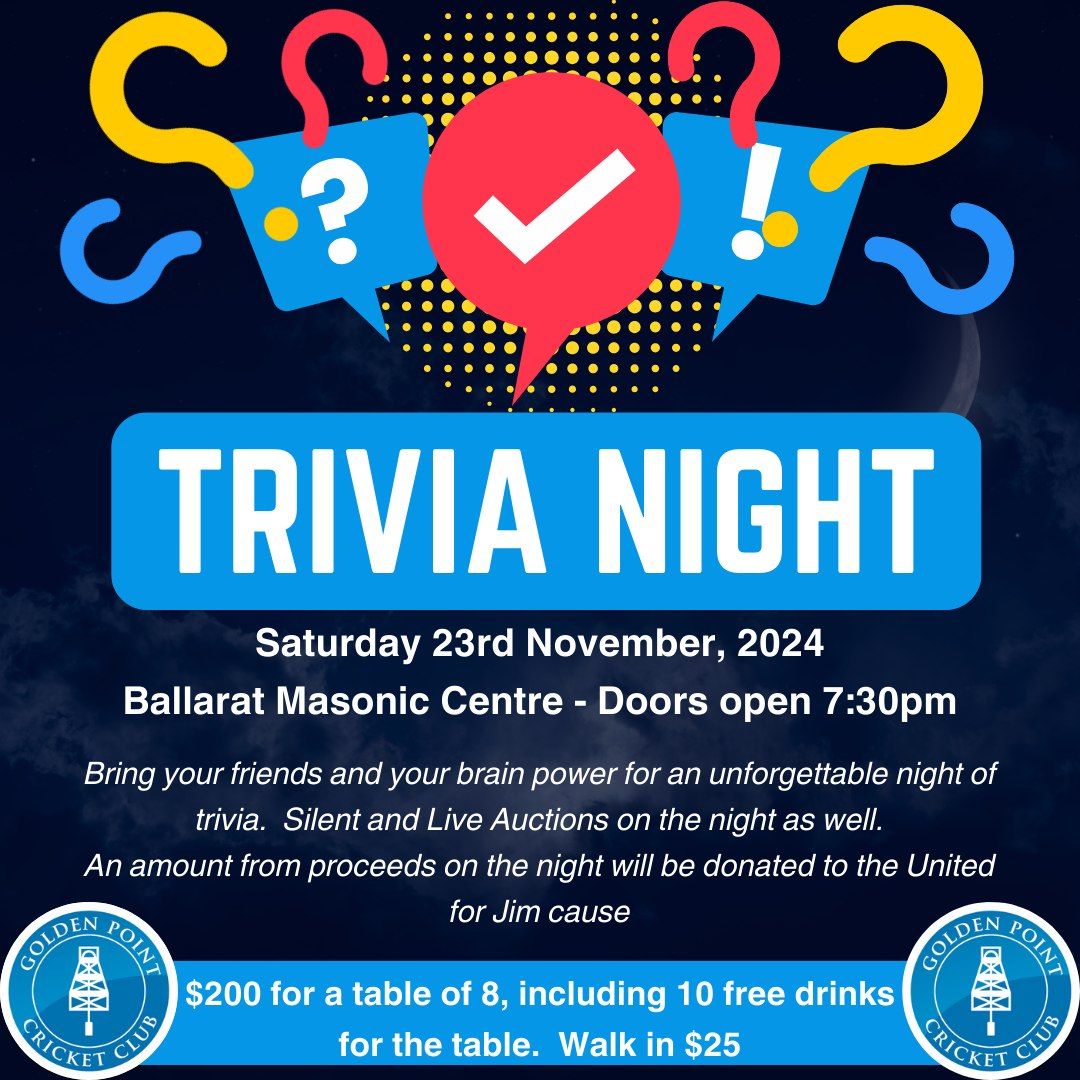 GPCC Trivia Night