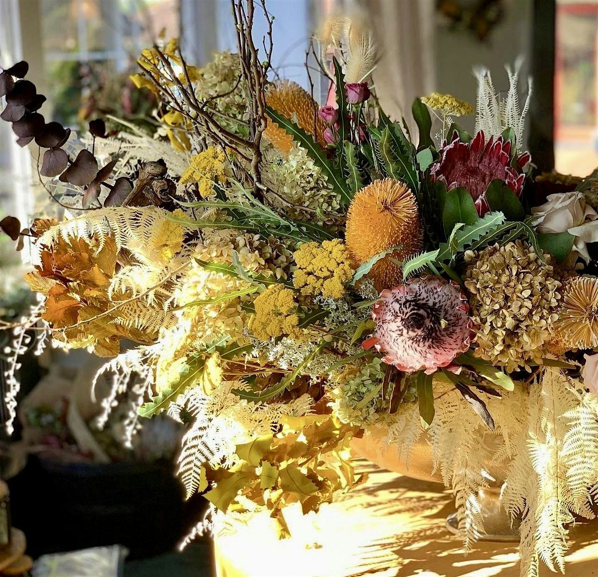 Fall Floral Centerpiece Workshop and Market