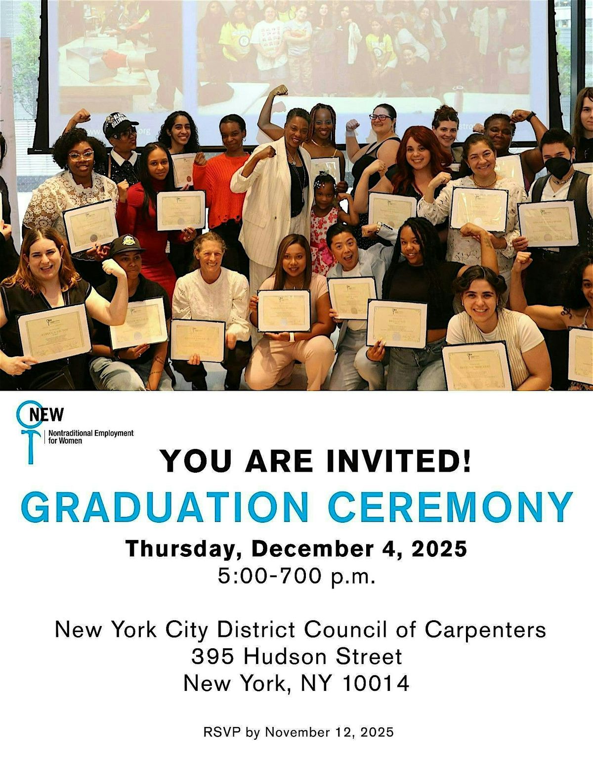 Nontraditional Employment for Women (NEW) Graduation Celebration