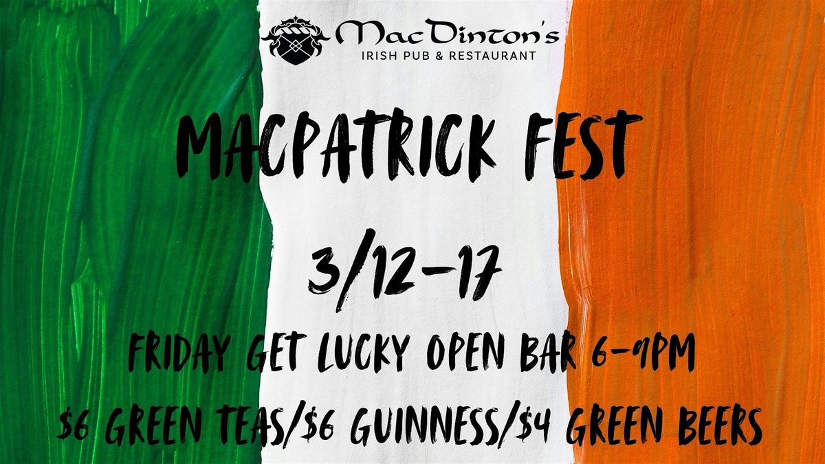 MacPatrick Festival Friday