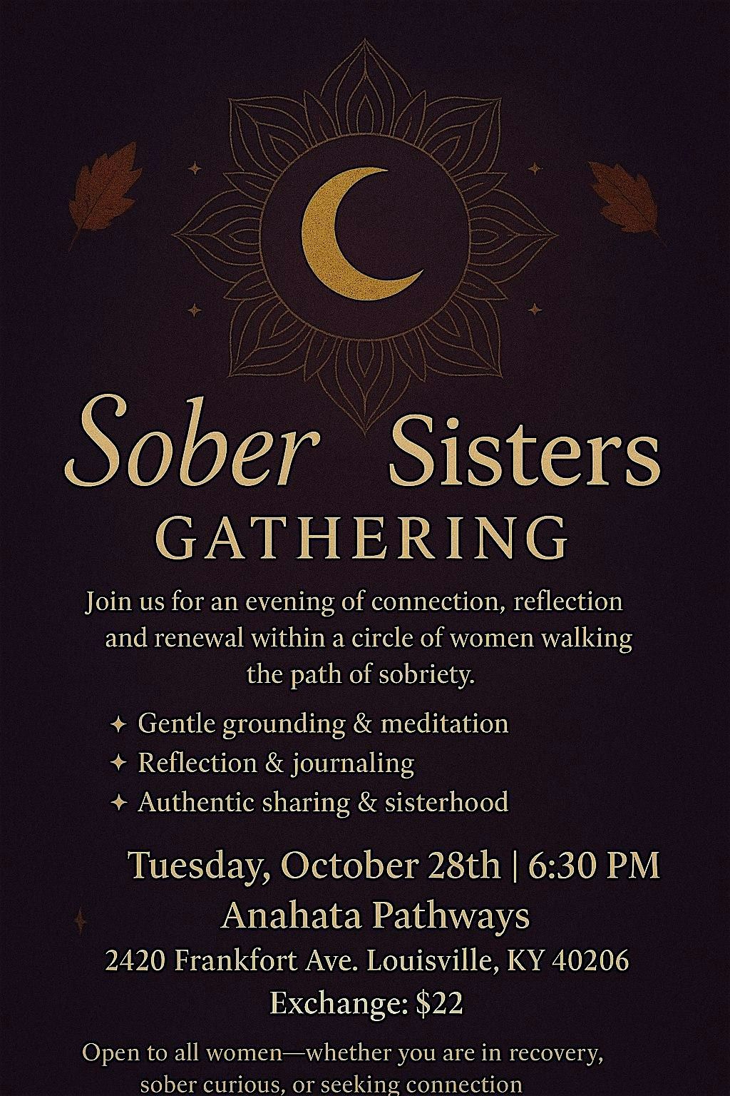 Sober Sister\u2019s Gathering