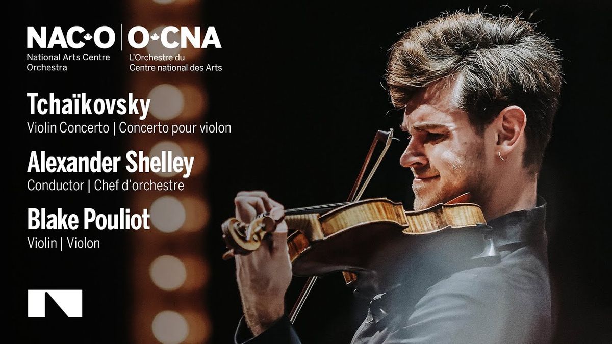 Hilary Hahn and Alexander Shelley with the NAC Orchestra at National Arts Centre