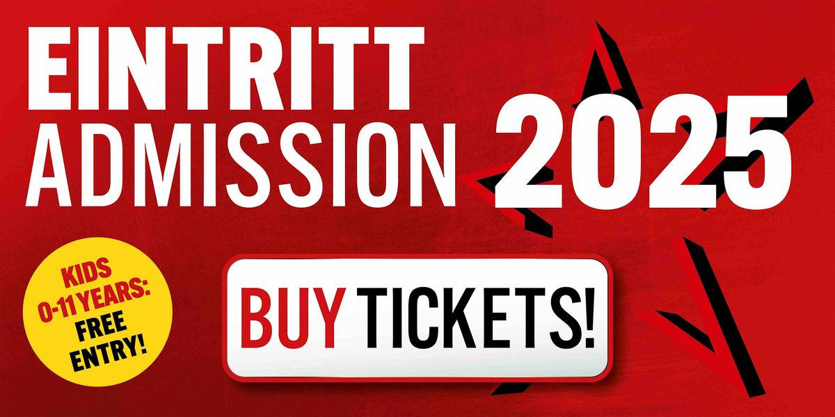 ADMISSION \/  EINTRITT @ German Film Comic Con Dortmund 2025