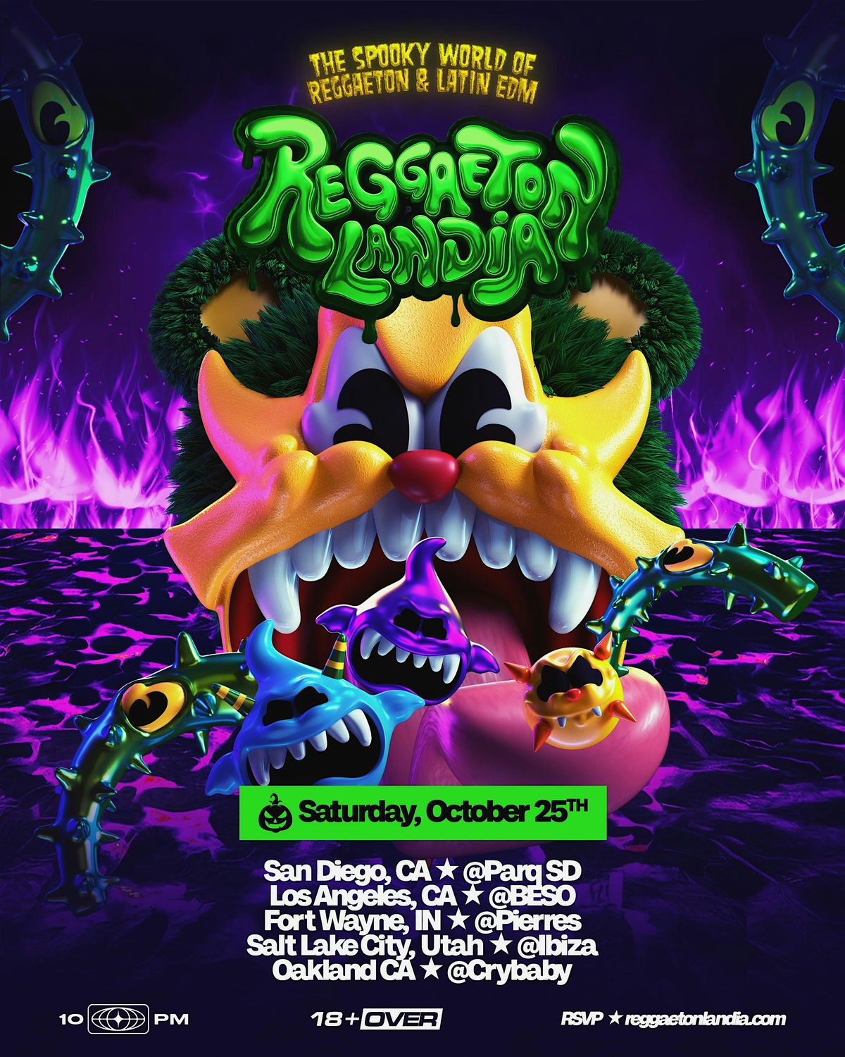 Reggaetonlandia Halloween Takeover Santa Barbara (21+)