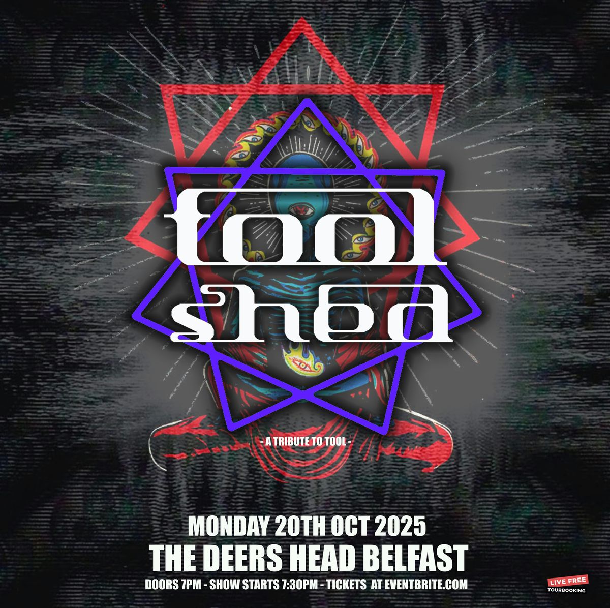 Tool Shed - A tribute to Tool at The Deers Head Belfast 20\/10\/25
