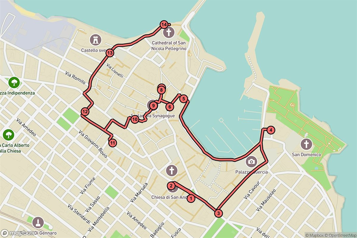 Trani Audio Tour: Sacred Stones & Synagogues, Castles & Cathedrals