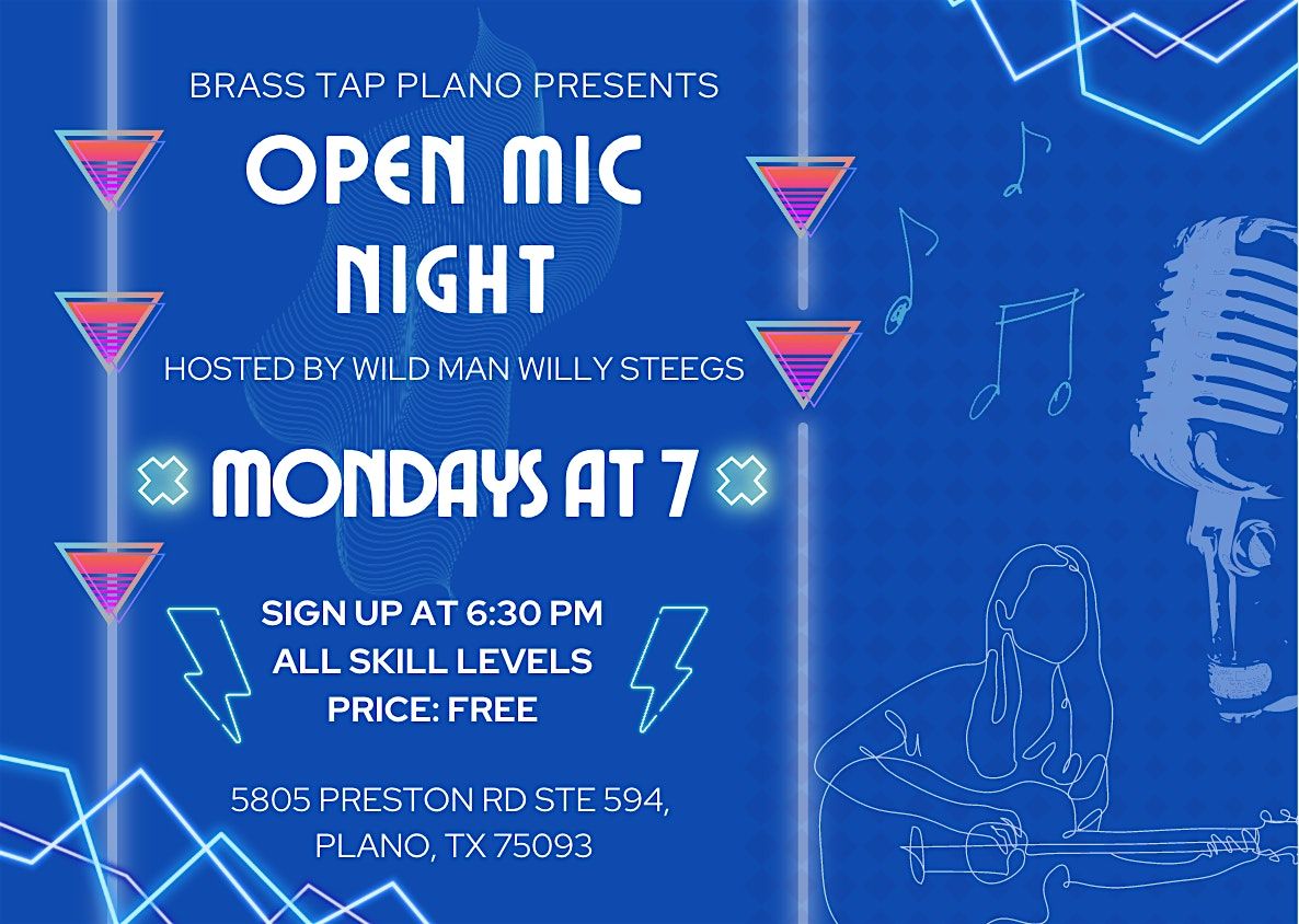 Brass Tap Plano Open Mic