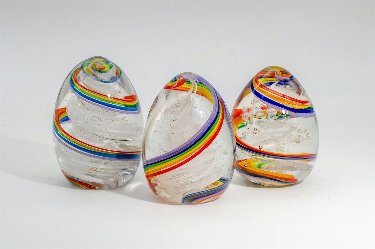 Creating Rainbows...means the perfect sunshine to rain paperweights!