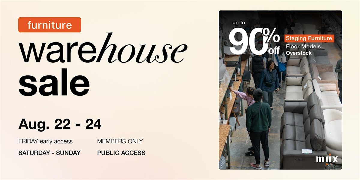 Furniture Warehouse Sale | Richmond
