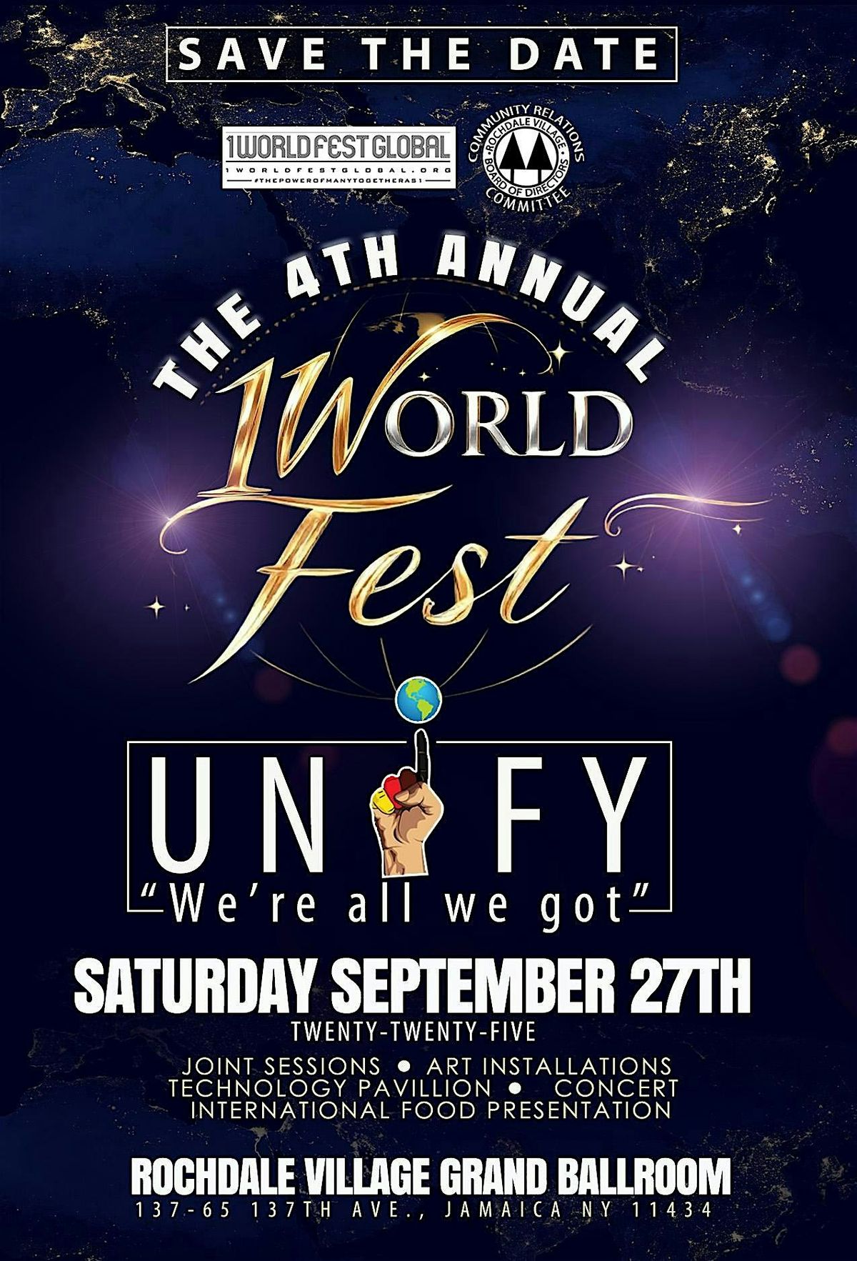 The 4th Annual "1World Fest."