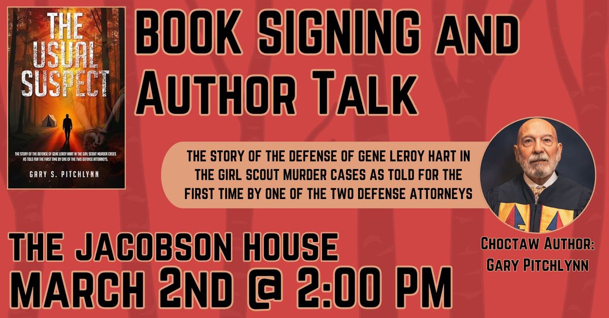 "The Usual Suspect" - Book Signing & Author Talk