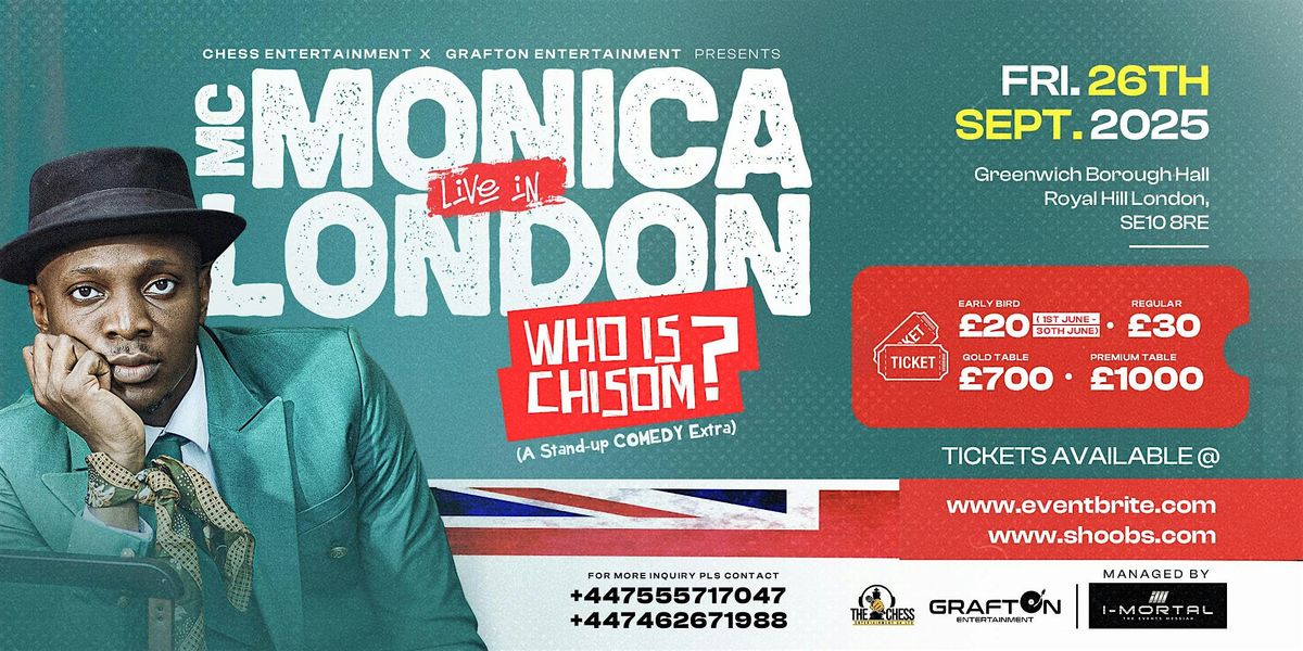 MC MONICA LIVE IN LONDON