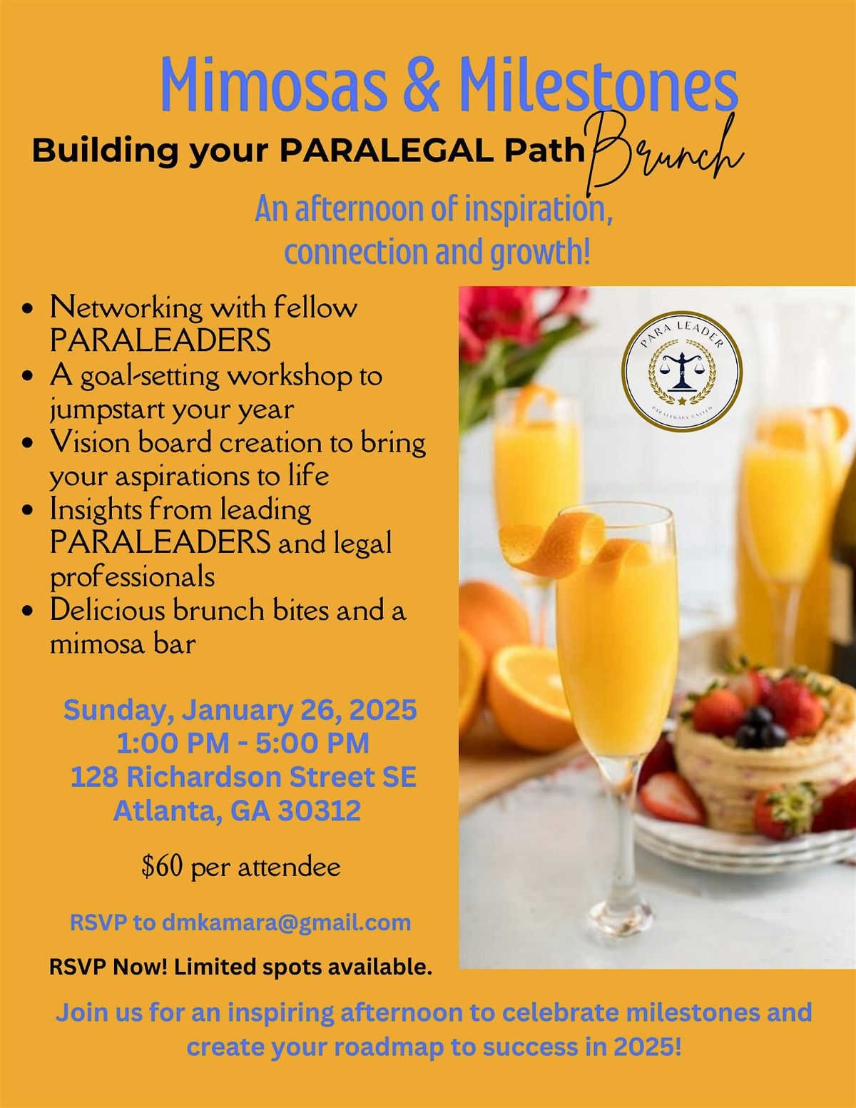 Mimosas & Milestones: Empowering Vision Board Party with Brunch