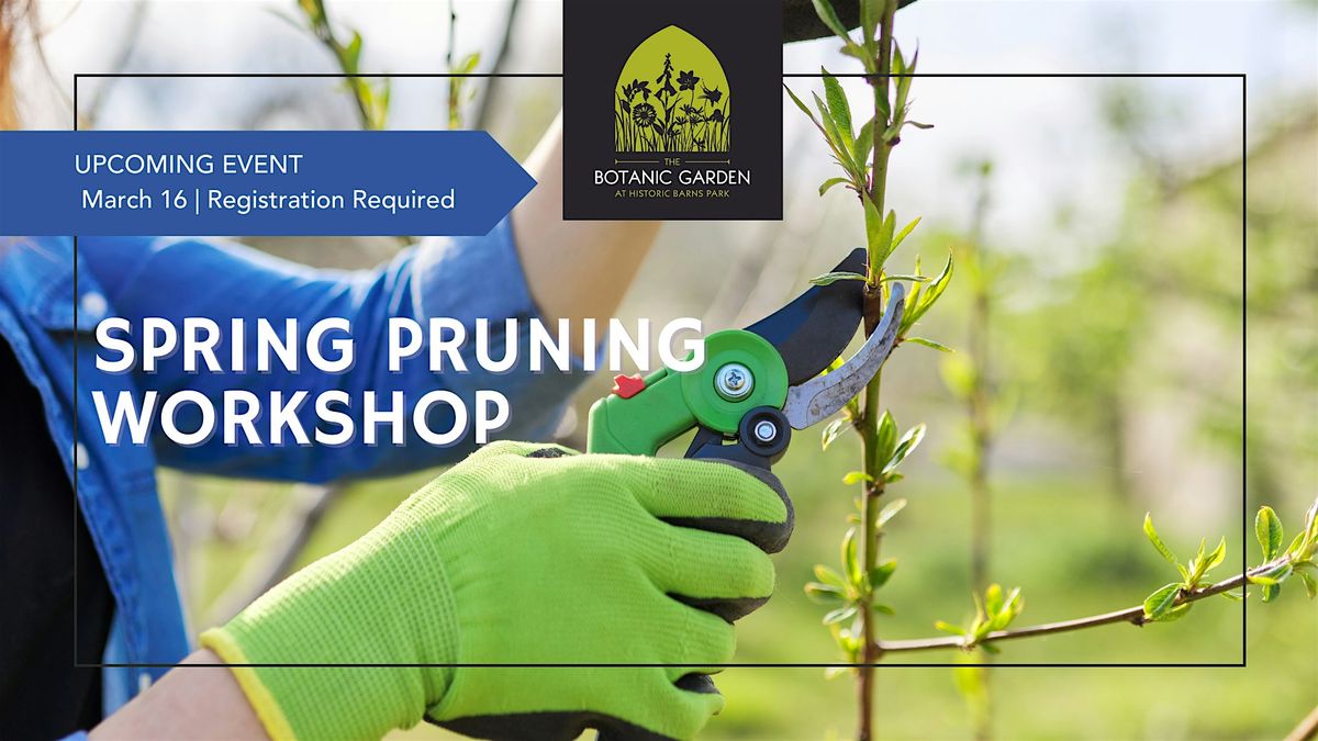 Spring Pruning Workshop 2025