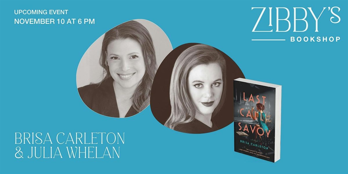 Author event! Brisa Carleton & Julia Whelan