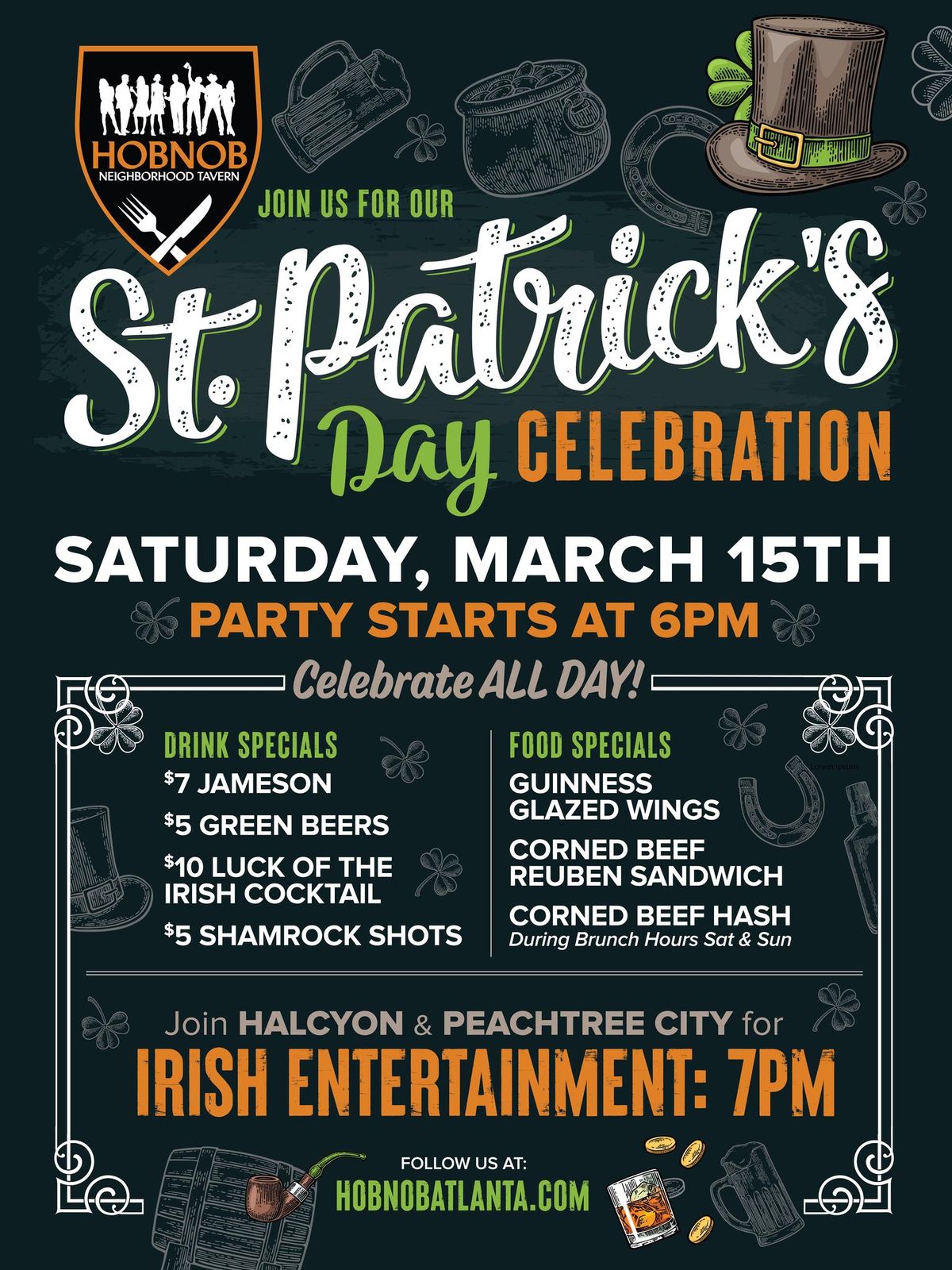 HOBNOB's St. Patrick's Day Celebration