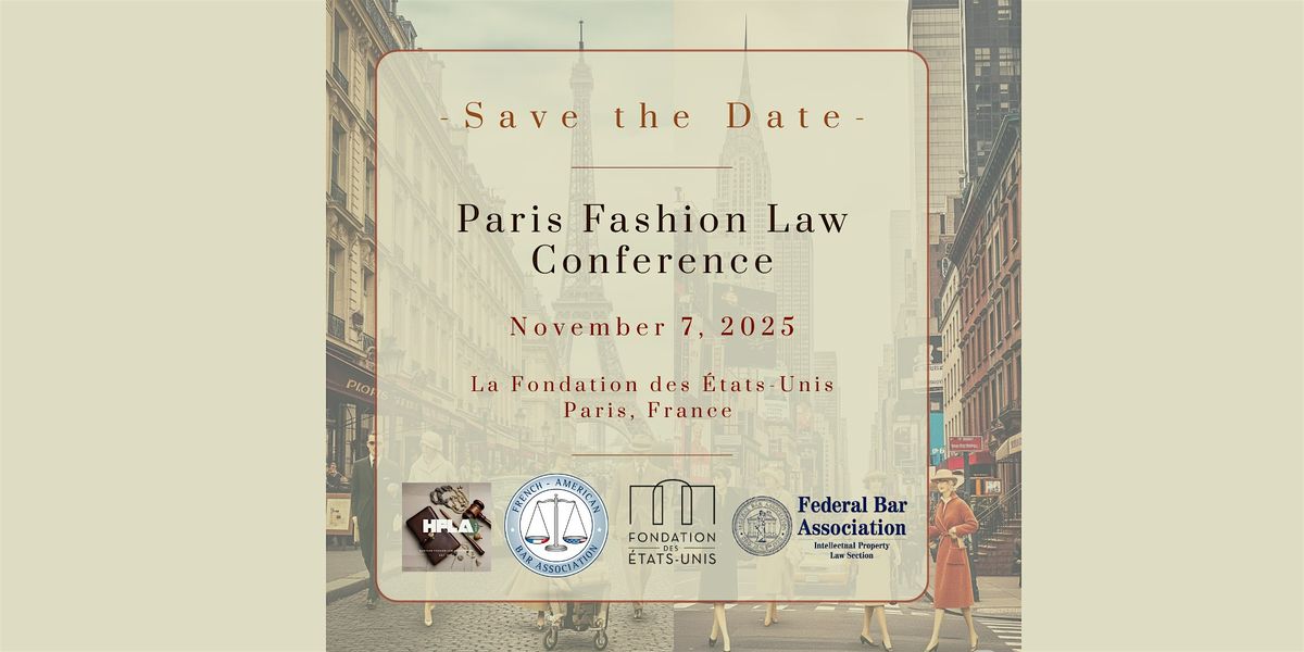 2025 Paris Fashion Law Conference