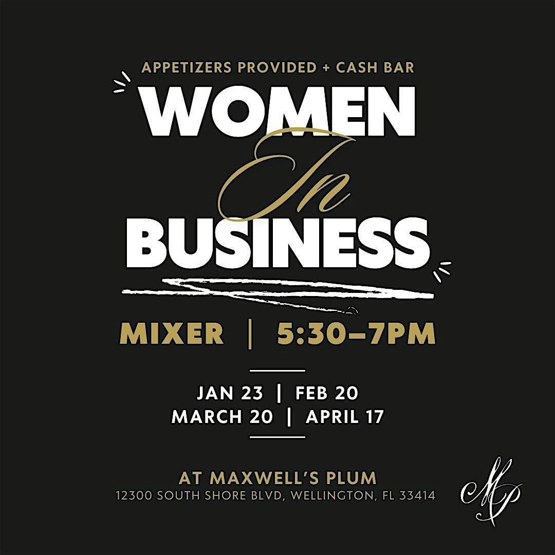 Copy of Women in Business Mixer at Maxwell's Plum