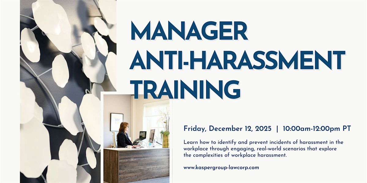 Manager Anti-Harassment Training