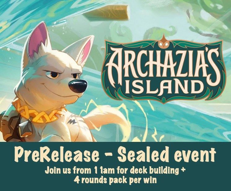 Disney Lorcana ARCHAZIA\u2019S ISLAND PreRelease - Sealed Event