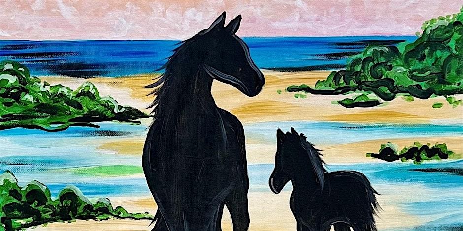 Mommy  \/ Daddy & Me Paint Party: Majestic Horses