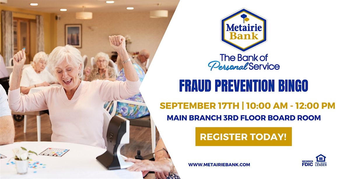 Fraud Prevention Bingo