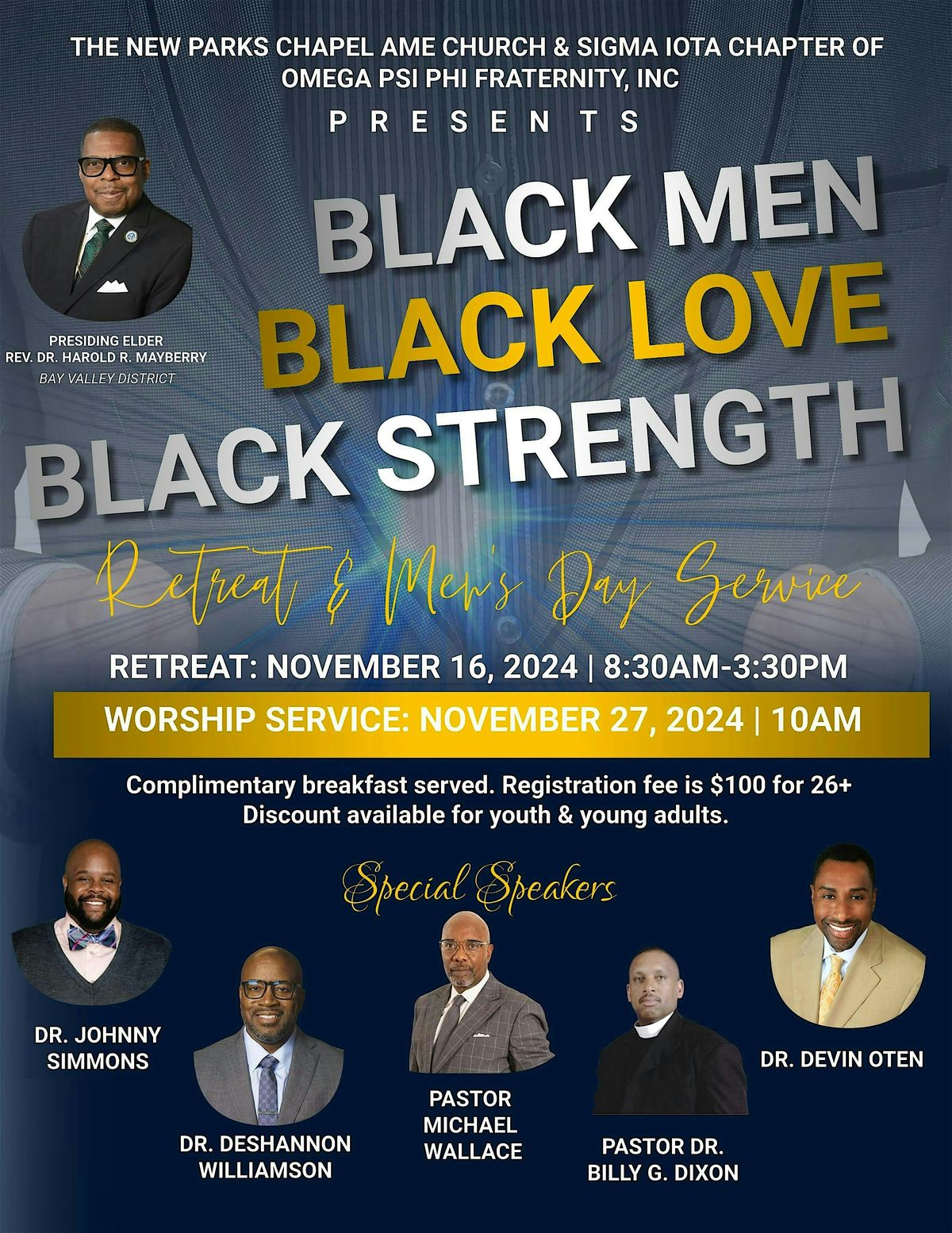 BLACK MEN. BLACK LOVE. BLACK STRENGTH MEN\u2019S RETREAT