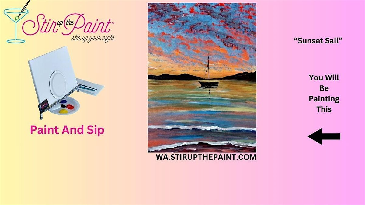 Seattle Paint and Sip, Paint Party, Paint Night  With Stir Up The Paint