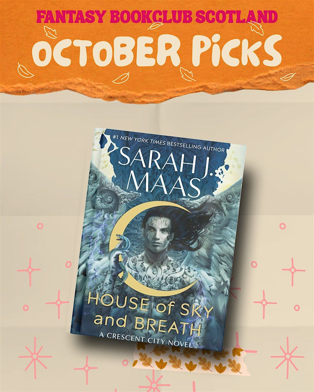 Fantasy Bookclub Scotland - House of Sky & Breath - Crescent City