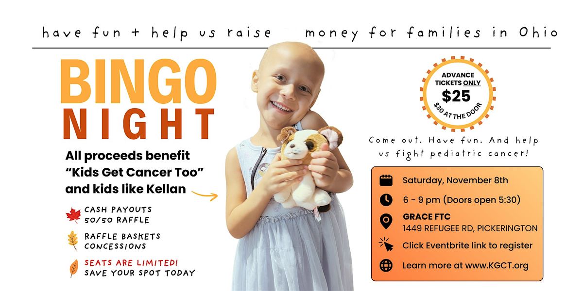 BINGO with Kids Get Cancer Too!