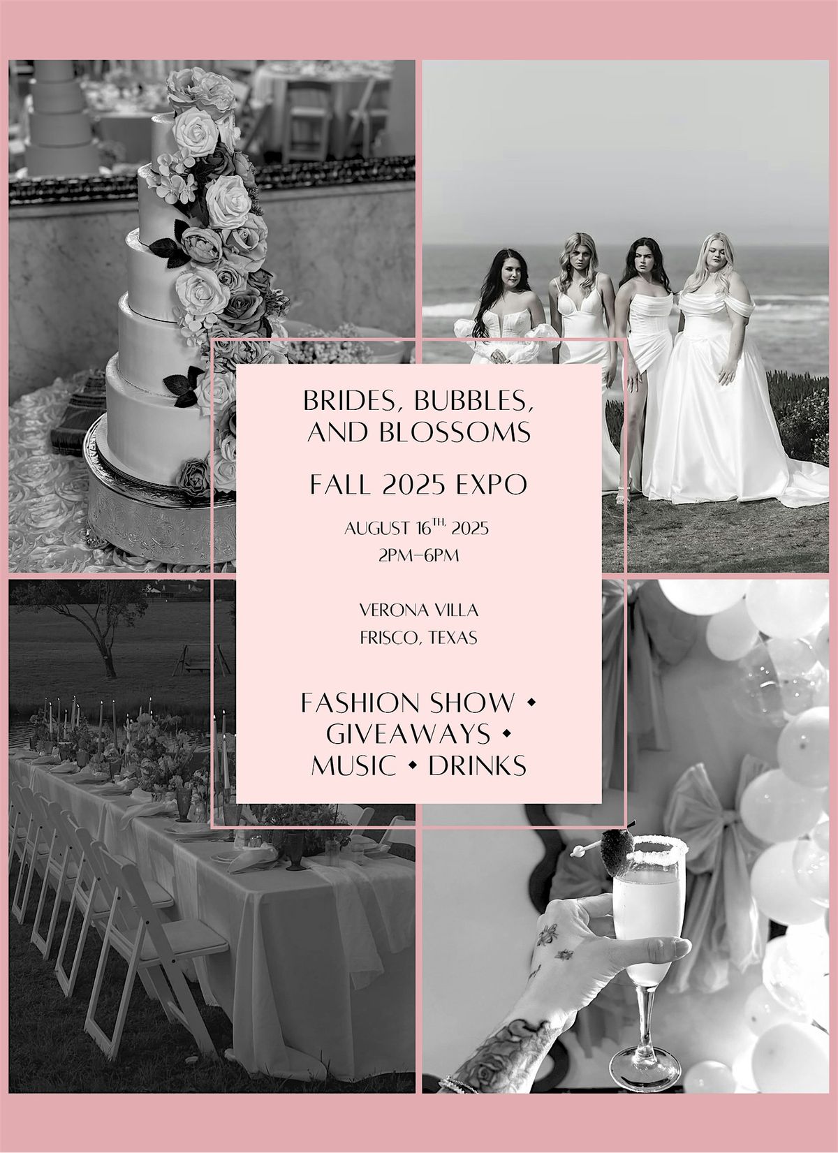 Brides, Bubbles, and Blossoms Fall Wedding Expo