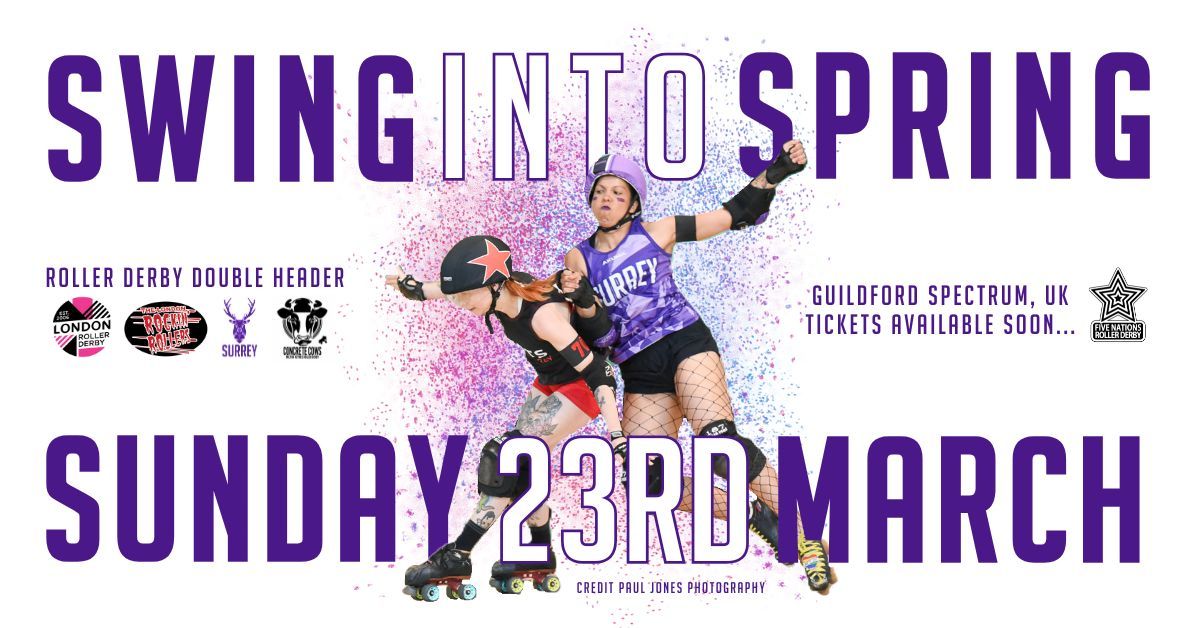 ROLLER DERBY DOUBLE HEADER - 5NRD 2025 Tier 4 - Hosted by Surrey Roller Girls