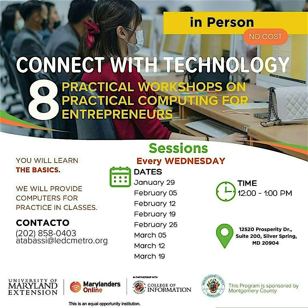 Connect with Technology - Practical Computing Workshop for Entrepreneurs