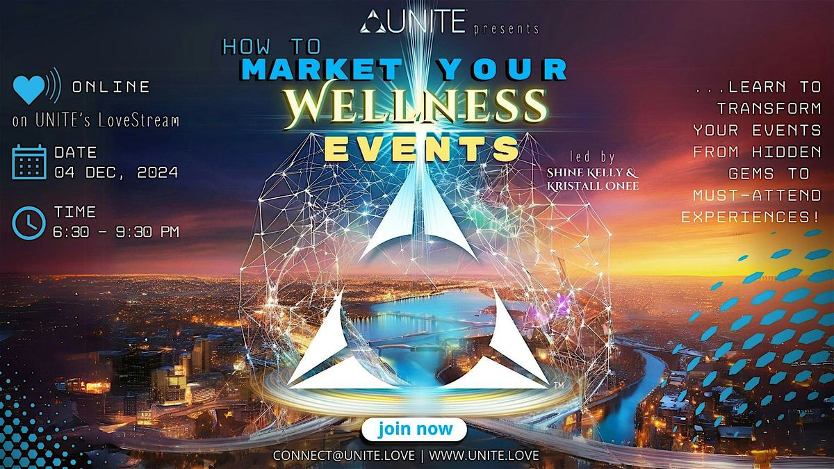 How to Market Your Wellness Events ~online workshop led by Shine & Kristall