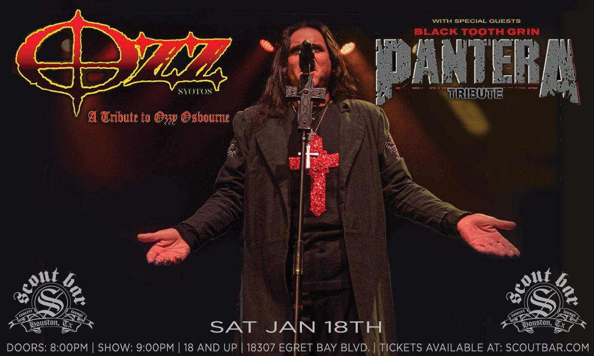 OZZ - a tribute to Ozzy Osbourne + Black Tooth Grin - a Pantera tribute