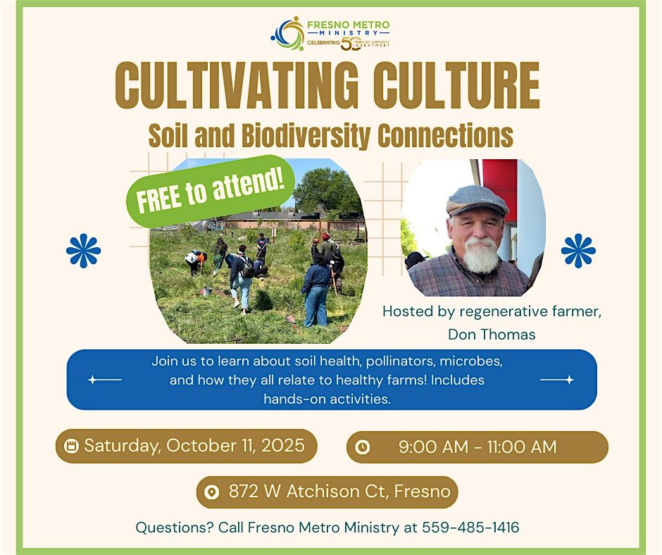 Cultivating Culture: Soil and Biodiversity Connections